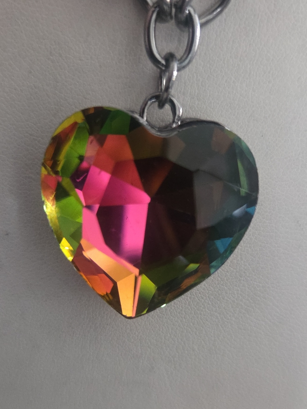 Paparazzi Oil Spill Heart Necklace NWT